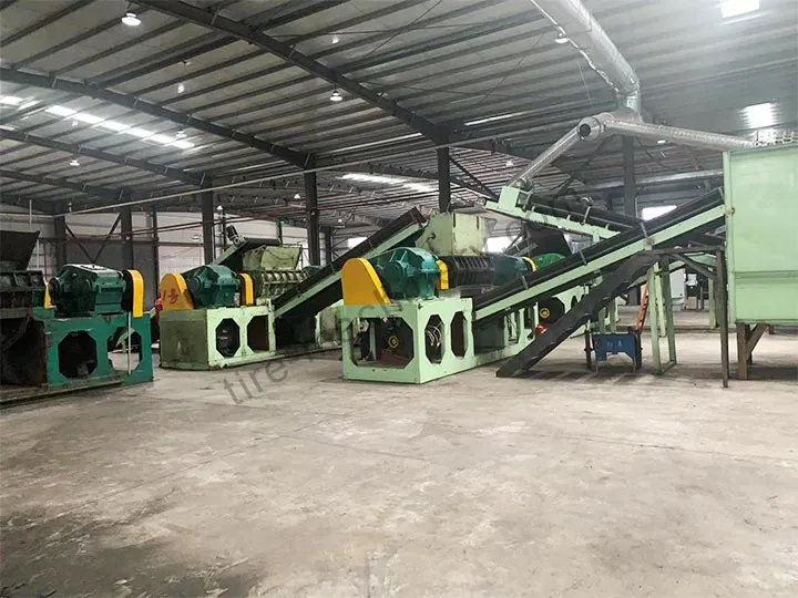 rubber powder making plant
