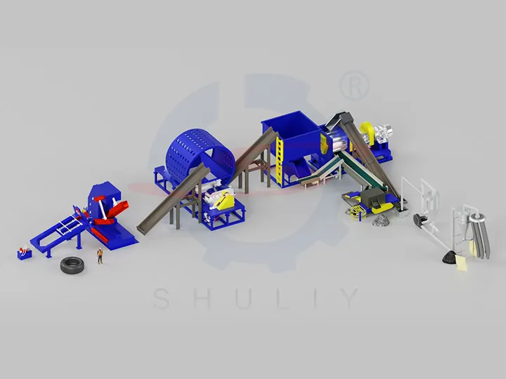 large tire recyclng solution