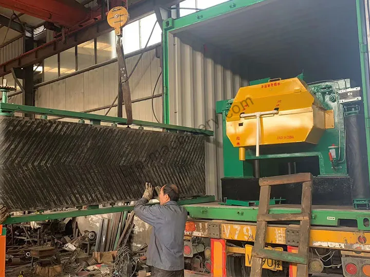 rubber powder production line shipment