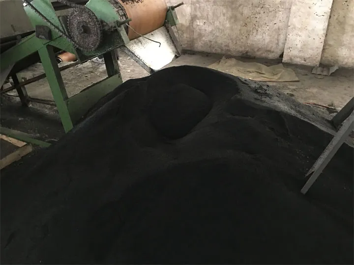 rubber powder production