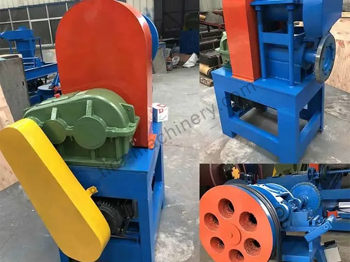 tyre strip recycling cutting machine