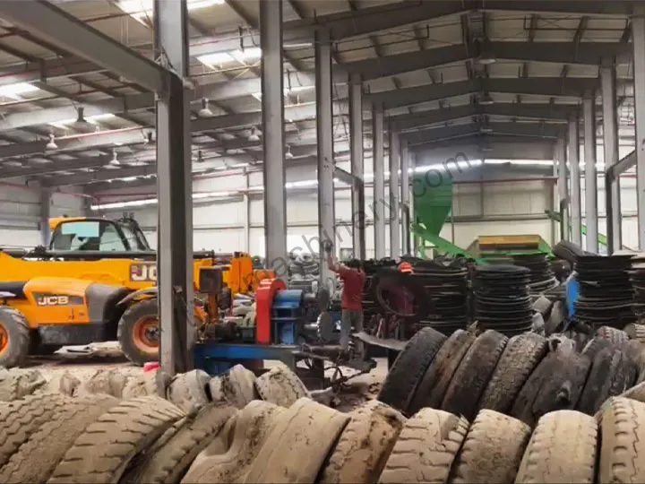 Rubber Tire Recycling Equipment in Qatar