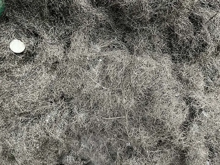 fine steel wire recycled by Tire Recycling Facilities