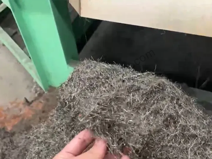 tiny steel wires from the tire bead