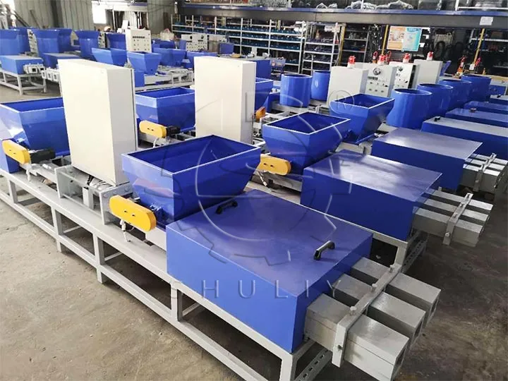 máquina para hacer bloques de palets de madera