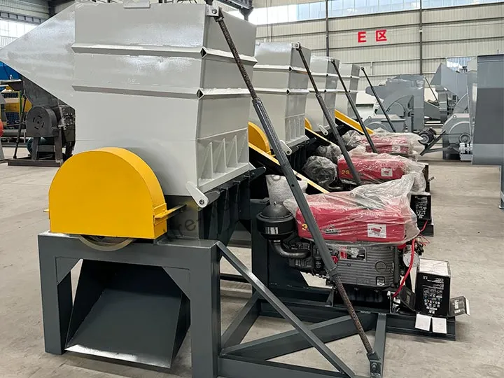 Triturador de plástico a diesel