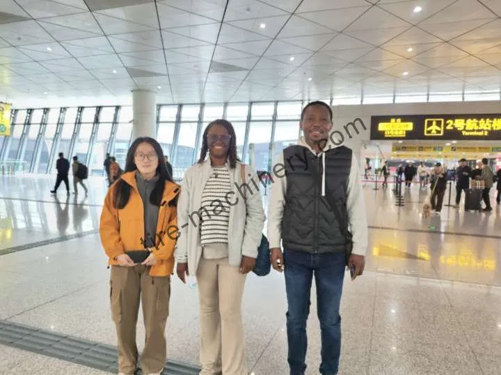 picking up our client from Zambia