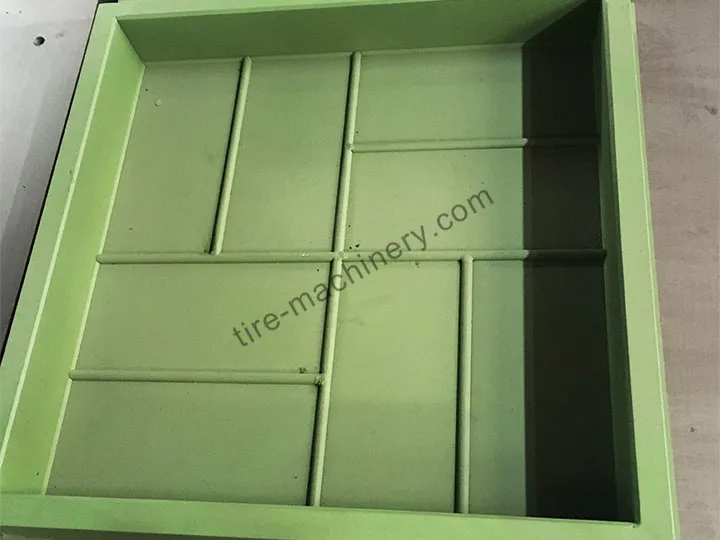 mold of rubber tile production