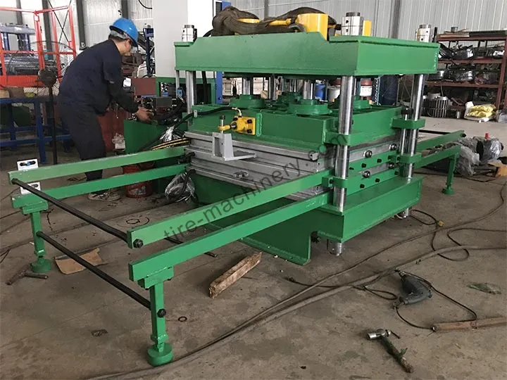 rubber tile making machine