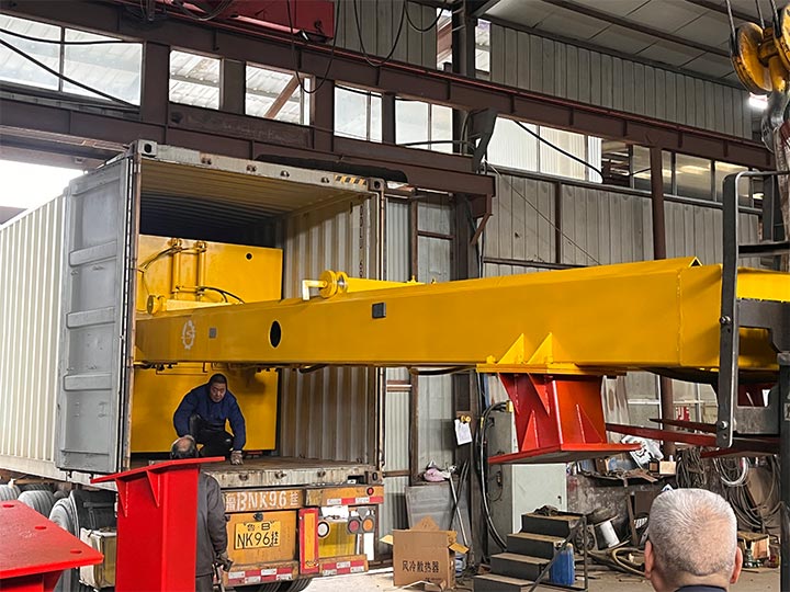 OTR Tire Pyrolysis Pre-treatment in Indonesia